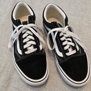 Vans Black and White Sneakers